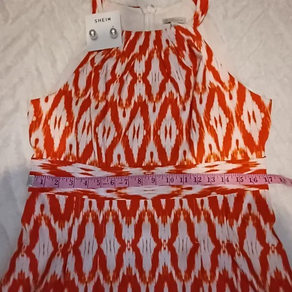 BEAUTIFUL CORAL SPRING/SUMMER DRESS - Picture 5 of 5